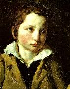 Theodore   Gericault jeune garcon oil